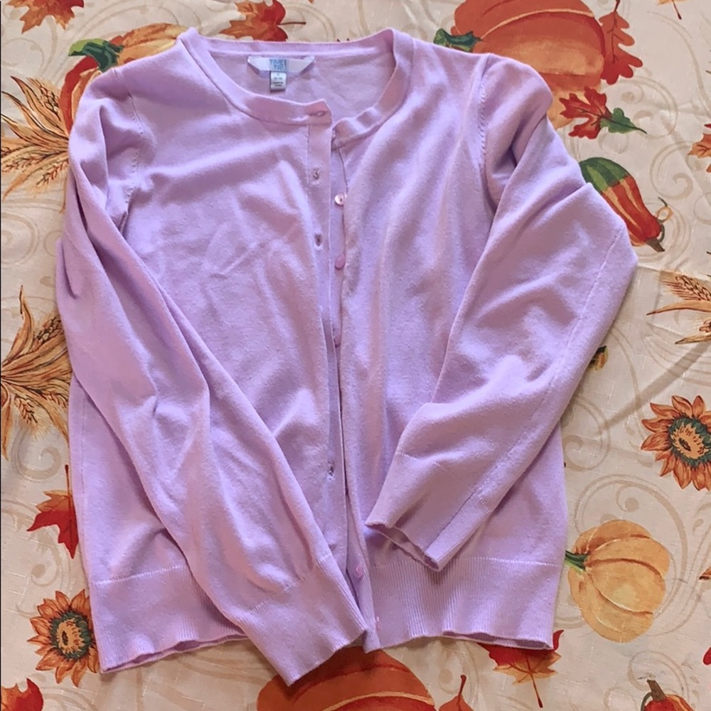 Cardigan lilac purple